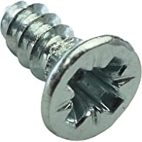 AERZETIX: 100x Tornillos con cabeza conica M2.2x6.5mm acero galvanizado huella cruciforme Pozidriv PZ1 C19409